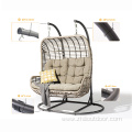 Family Outdoor Furniture Garden Rattan Double Swing Chair